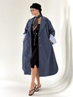 بارانی آستر راه راه - Image 12