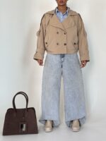 بارانی شنل دار زنانه - Image 17