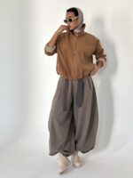 بامبر فوتر یقه شکاری