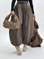 شلوار بالونی کمر 4 خانه - Image 8
