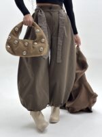 شلوار بالونی کمر 4 خانه - Image 4