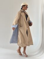 بارانی آستر راه راه - Image 43
