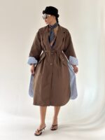 بارانی آستر راه راه - Image 22