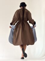 بارانی آستر راه راه - Image 21